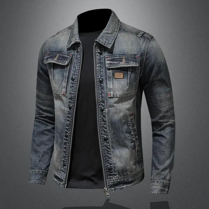 DOMINZZI™ | Veste en jean pour hommes Pyery