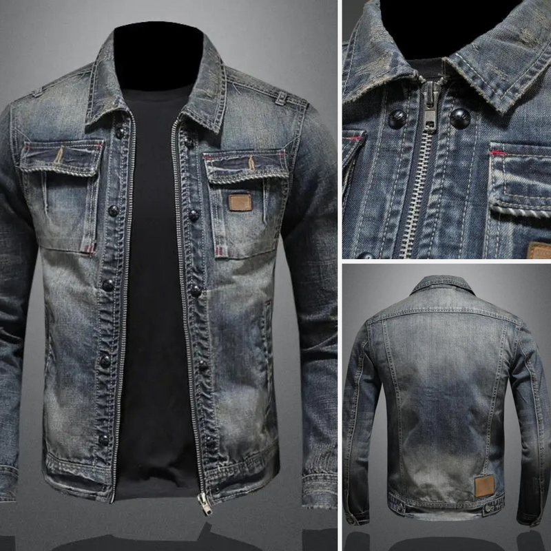 DOMINZZI™ | Veste en jean pour hommes Pyery