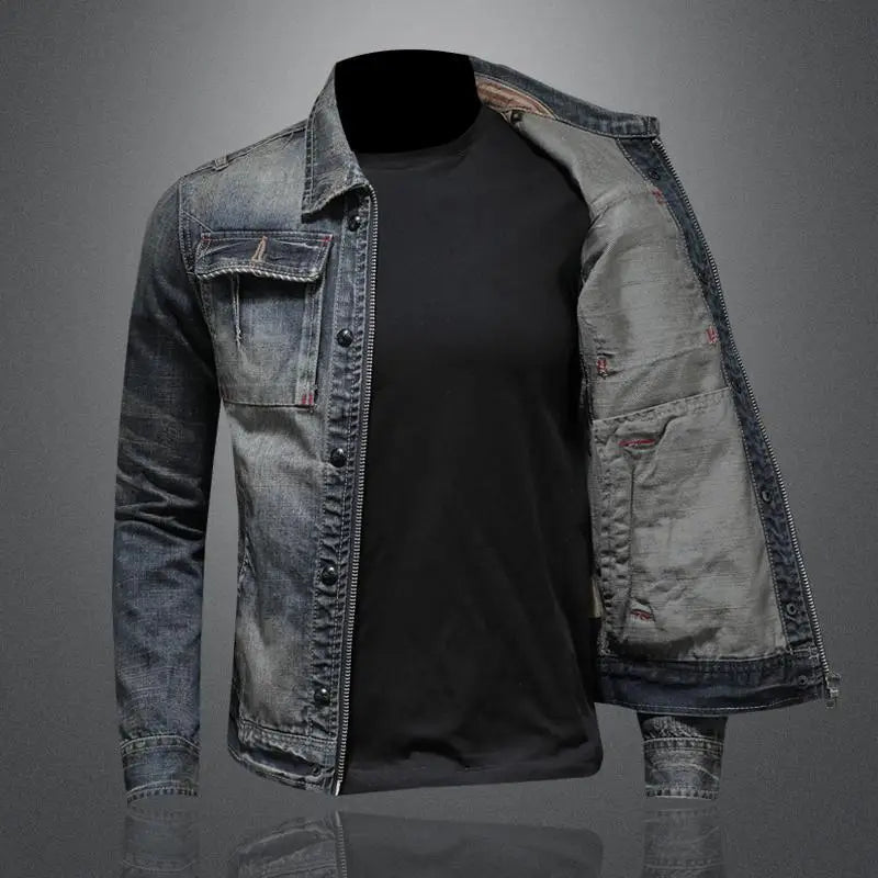 DOMINZZI™ | Veste en jean pour hommes Pyery